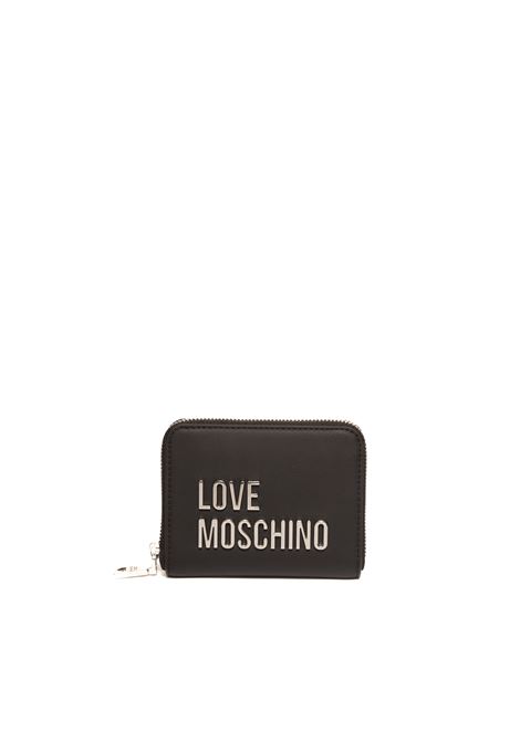 black logo wallet LOVE MOSCHINO | JC5613PP1MKD0-00B